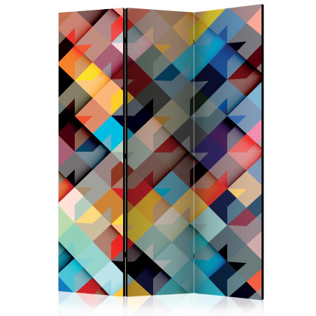 Paravan Colour Patchwork [Room Dividers] 135 cm x 172 cm-01