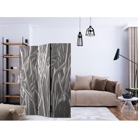 Paravan Noble Silver [Room Dividers] 135 cm x 172 cm-01