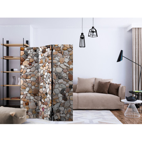 Paravan Stone Beach [Room Dividers] 135 cm x 172 cm-01