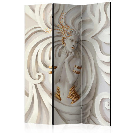 Paravan Goddess In Gold [Room Dividers] 135 cm x 172 cm-01