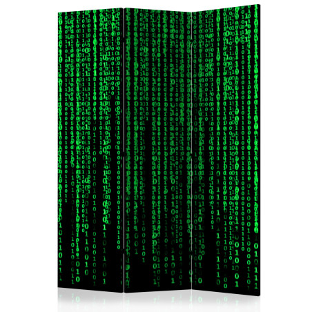 Paravan Digital Rain [Room Dividers] 135 cm x 172 cm-01