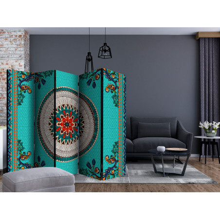 Paravan Folk Inspiration Ii [Room Dividers] 225 cm x 172 cm-01