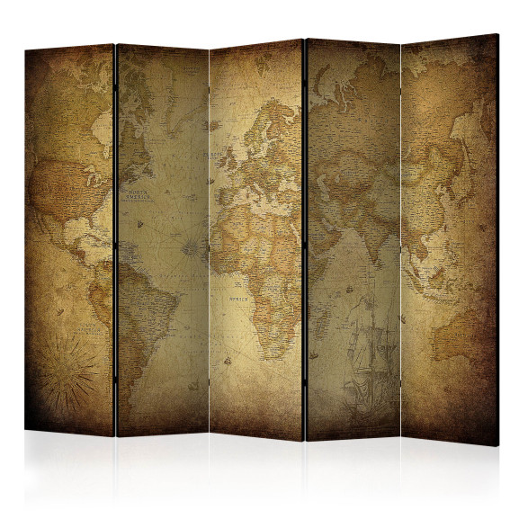 Paravan Old Map Ii [Room Dividers]...