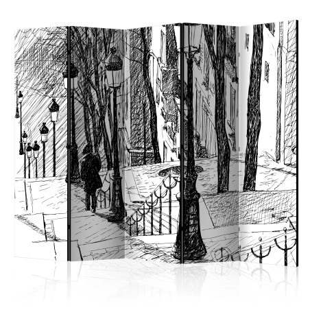 Paravan Stairs Montmartre Ii [Room Dividers] 225 cm x 172 cm-01