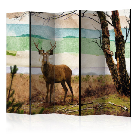 Paravan Forest Fugitive Ii [Room Dividers] 225 cm x 172 cm-01