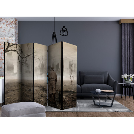 Paravan Ghost'S City Ii [Room Dividers] 225 cm x 172 cm-01