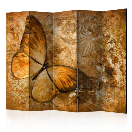 Paravan Butterfly (Sepia) Ii [Room Dividers] 225 cm x 172 cm-01