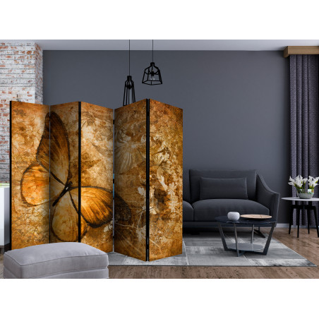 Paravan Butterfly (Sepia) Ii [Room Dividers] 225 cm x 172 cm-01