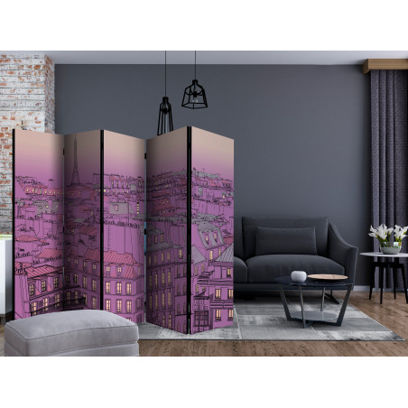 Paravan Friday Evening In Paris Ii [Room Dividers] 225 cm x 172 cm-01