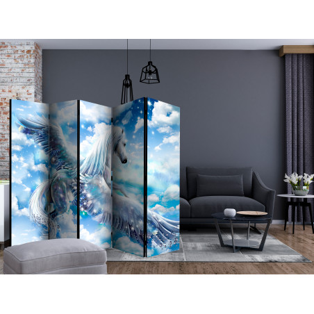 Paravan Pegasus (Blue) Ii [Room Dividers] 225 cm x 172 cm-01