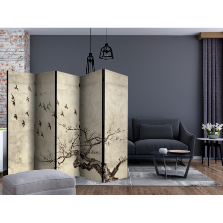 Paravan Flock Of Birds Ii [Room Dividers] 225 cm x 172 cm-01