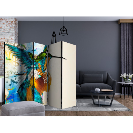 Paravan Marvelous Bird Ii [Room Dividers] 225 cm x 172 cm-01