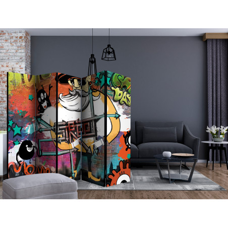 Paravan Street Movie Ii [Room Dividers] 225 cm x 172 cm-01