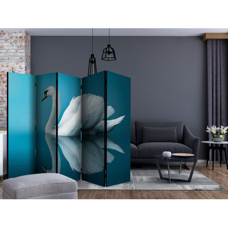 Paravan Swan Reflection Ii [Room Dividers] 225 cm x 172 cm-01