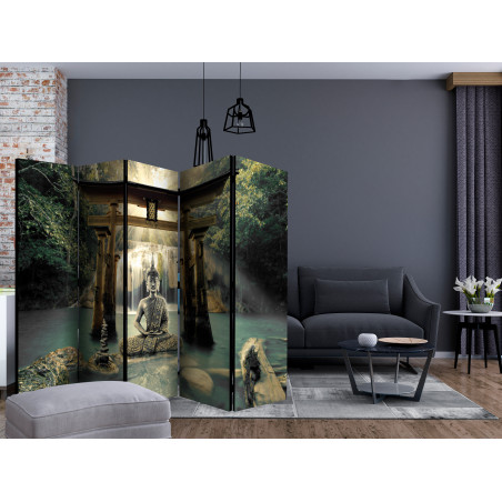 Paravan Buddha Smile Ii [Room Dividers] 225 cm x 172 cm-01