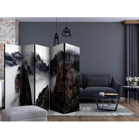 Paravan Sea Of Clouds In Huangshan Mountain, China Ii [Room Dividers] 225 cm x 172 cm-01