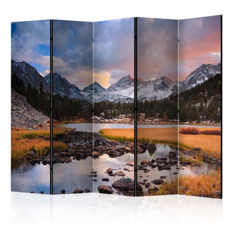 Paravan Amazing Mountain Landscape Ii [Room Dividers] 225 cm x 172 cm-01