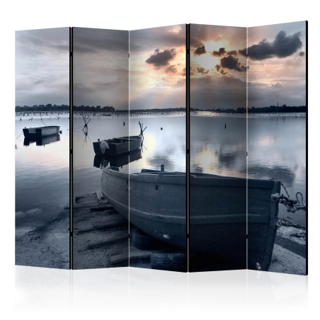 Paravan Little Port Boats Ii [Room Dividers] 225 cm x 172 cm-01