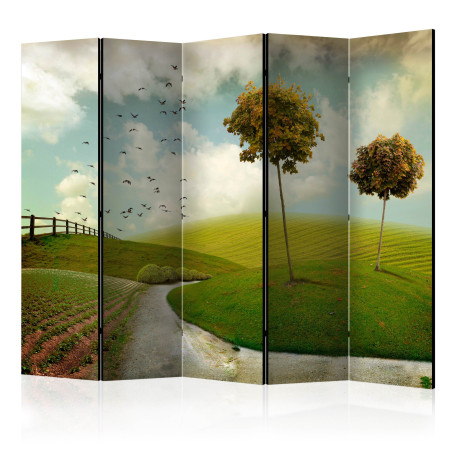 Paravan Autumn Landscape Ii [Room Dividers] 225 cm x 172 cm-01