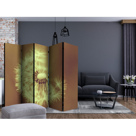 Paravan Dandelion (Sepia) Ii [Room Dividers] 225 cm x 172 cm-01