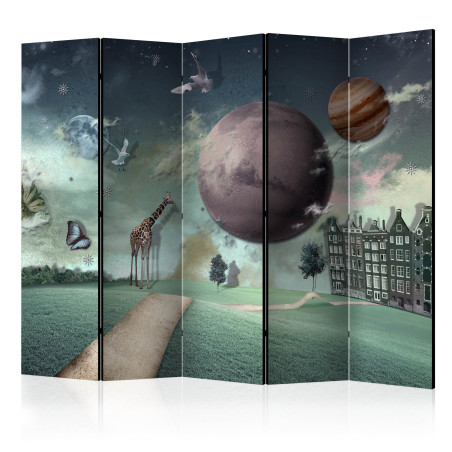 Paravan City Of The Future Ii [Room Dividers] 225 cm x 172 cm-01