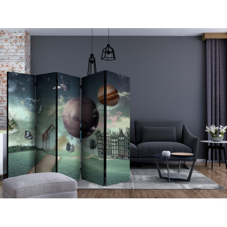 Paravan City Of The Future Ii [Room Dividers] 225 cm x 172 cm-01