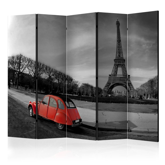 Paravan Eiffel Tower And Red Car Ii...