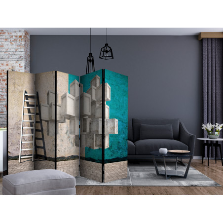 Paravan Concrete Blocks Ii [Room Dividers] 225 cm x 172 cm-01