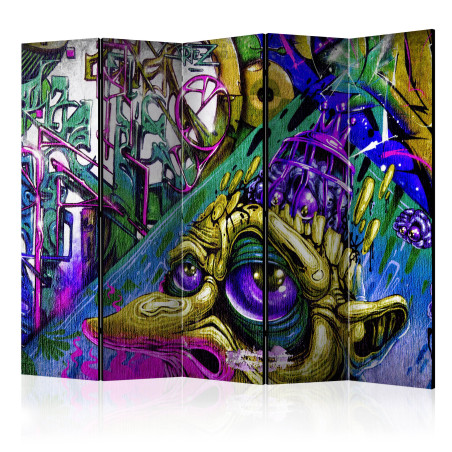 Paravan Goblin City Ii [Room Dividers] 225 cm x 172 cm-01