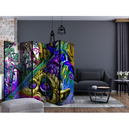 Paravan Goblin City Ii [Room Dividers] 225 cm x 172 cm-01