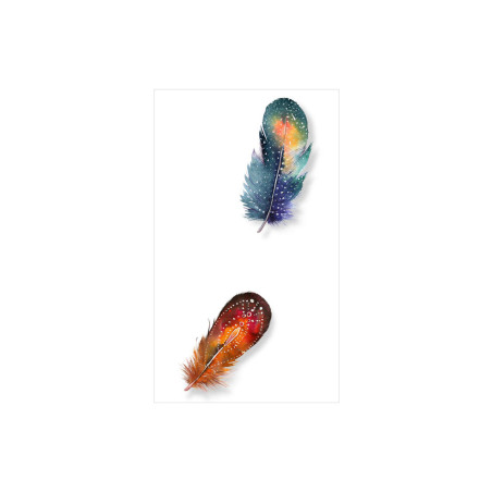 Fototapet Colorful Feathers-01