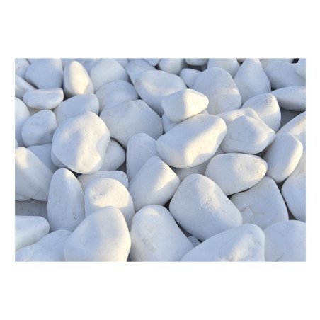 Fototapet White Pebbles-01