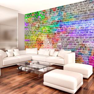 Fototapet Rainbow Wall