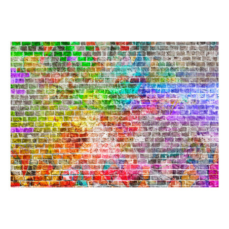 Fototapet Rainbow Wall-01