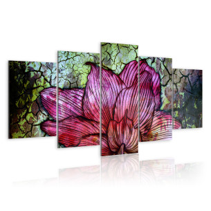 Tablou Flowery Stained Glass