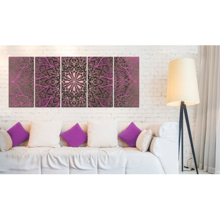 Tablou Pink Mandala-01