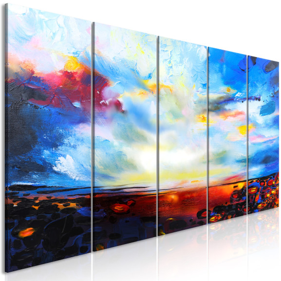 Tablou Colourful Sky (5 Parts) Narrow