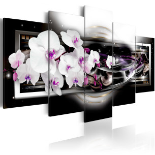 Tablou Orchids On A Black...