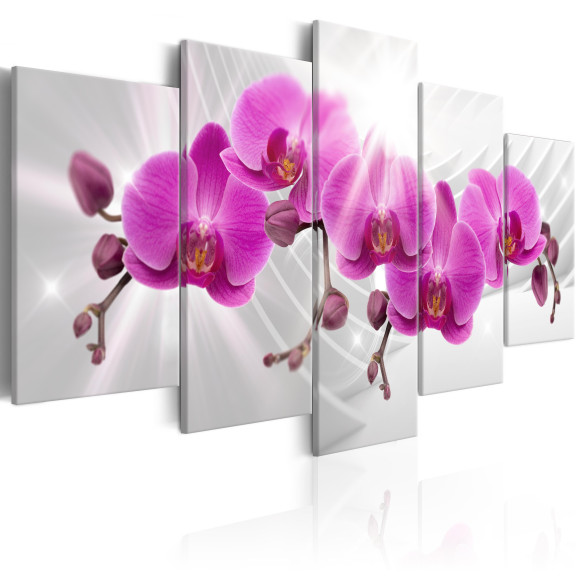 Tablou Abstract Garden: Pink Orchids