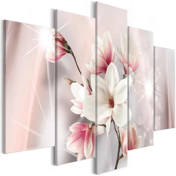 Tablou Dazzling Magnolias (5 Parts) Wide