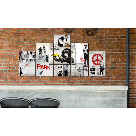 Tablou Street Crimes: Banksy Art-01