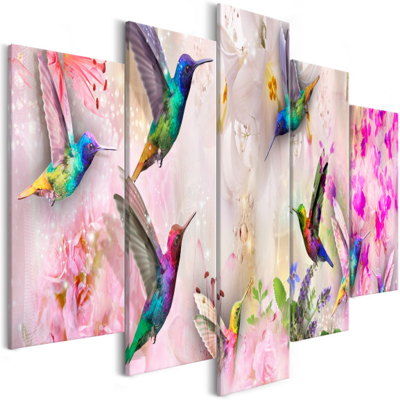 Tablou Colourful Hummingbirds (5...