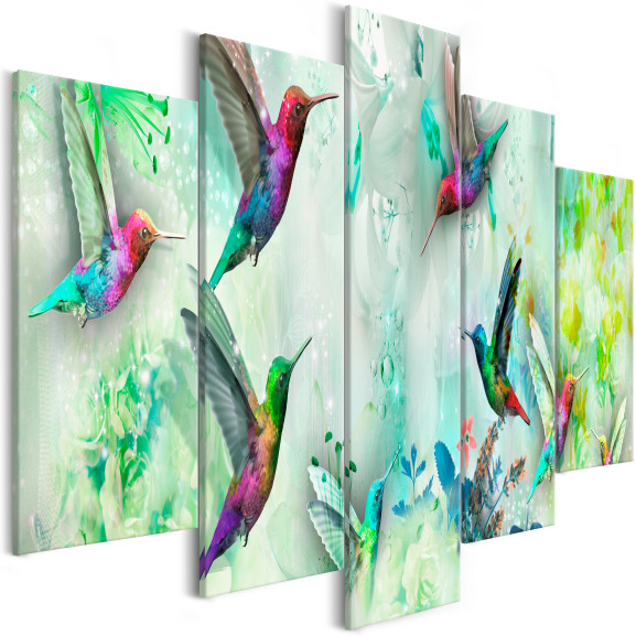 Tablou Colourful Hummingbirds (5...