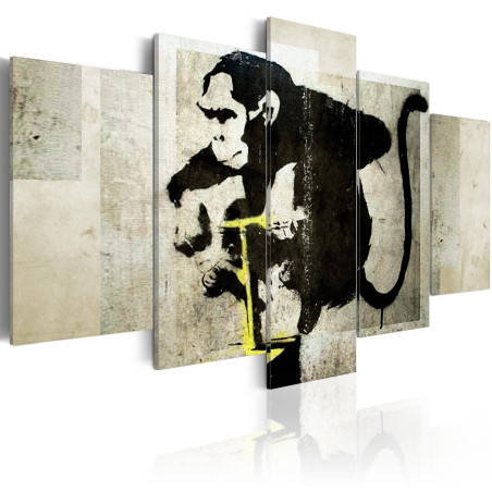 Tablou Monkey Tnt Detonator (Banksy)-01