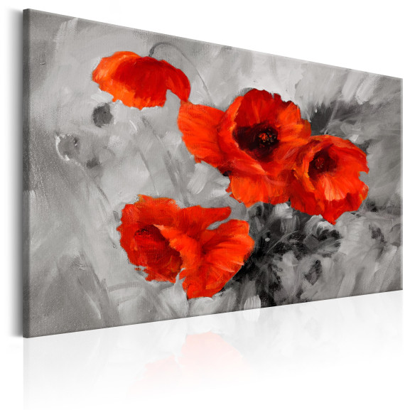 Tablou Steel Poppies