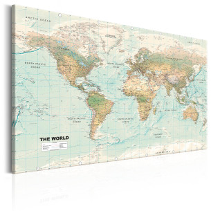 Tablou World Map: Beautiful...