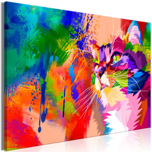 Tablou Colourful Cat (1...