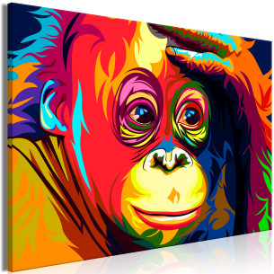 Tablou Colourful Orangutan...