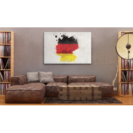 Tablou Map Of Germany-01