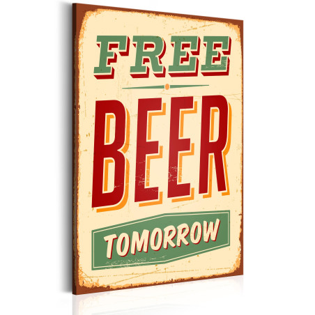 Tablou Free Beer Tomorrow-01